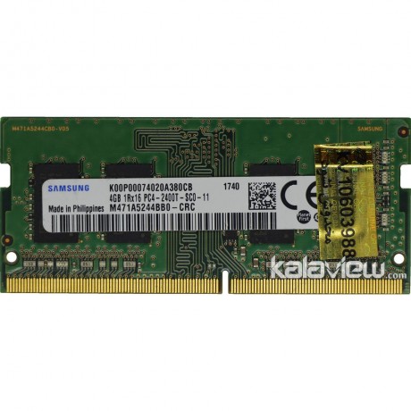 رم لپ تاپ سامسونگ 4GB مدل DDR4 باس 2400MHZ/19200 فیلیپین PH M471A5244BB0-CRC 1740 تایمینگ CL17