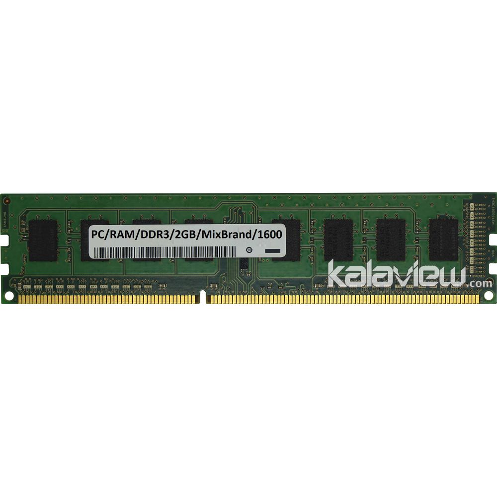 رم کامپیوتر میکس برند 2GB مدل DDR3 باس 1600MHZ/12800 بدون پک