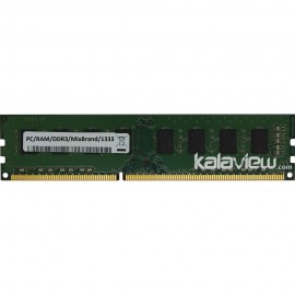رم کامپیوتر میکس برند 4GB مدل DDR3 باس 1333MHZ/10600 بدون پک