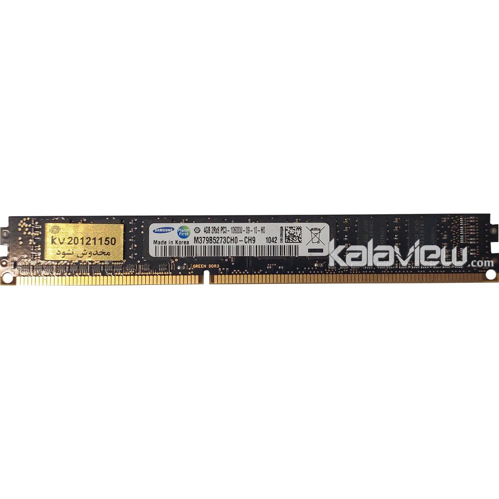 رم کامپیوتر سامسونگ 4GB مدل DDR3 باس 1333MHZ/10600 کره KR M379B5273CH0-CH9 تایمینگ CL9