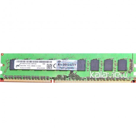 رم کامپیوتر میکرون 8GB مدل DDR3L باس 1600MHZ/12800 چین MT18KSF1G72AZ-1G6P1 846 تایمینگ CL11