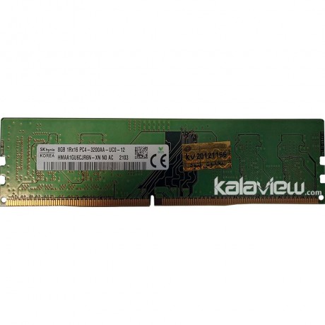 رم کامپیوتر اس کی هاینیکس 8GB مدل DDR4 باس 3200MHZ/25600 کره HMAA1GU6CJR6N-XN N0 AC تایمینگ CL22