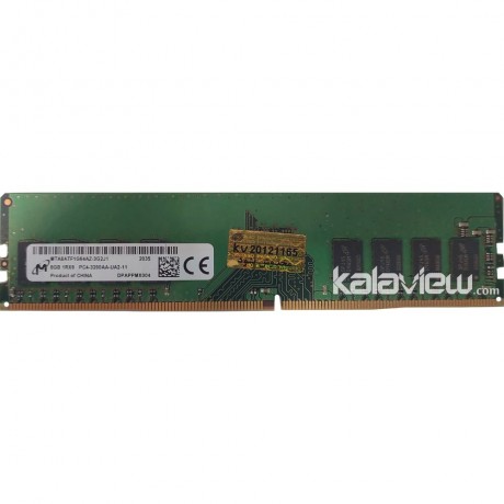 رم کامپیوتر میکرون 8GB مدل DDR4 باس 3200MHZ/25600 چین MTA8ATF1G64AZ-3G2J1 تایمینگ CL22