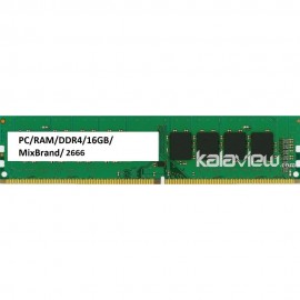 رم کامپیوتر میکس برند 16GB مدل DDR4 باس 2666MHZ/21300 بدون پک