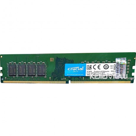 رم کامپیوتر کروشیال 16GB مدل DDR4 باس 2400MHZ/19200 مالزی CT16G4DFD824A.M16FE تایمینگ CL17