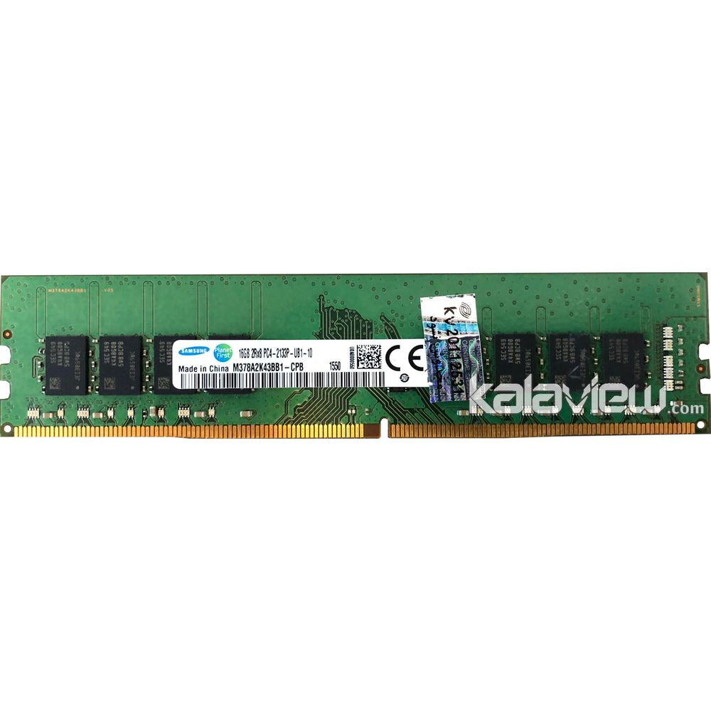 رم کامپیوتر سامسونگ 16GB مدل DDR4 باس 2133MHZ/17000 چین CN M378A2K43BB1-CPB تایمینگ CL15