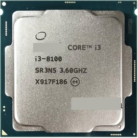 پردازنده مرکزی کامپیوتر اینتل CORE I3  نسل 8 ( 8th GEN ) مدل 8100 بدون پک