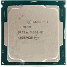 پردازنده مرکزی کامپیوتر اینتل CORE I3  نسل 9 ( 9th GEN ) مدل 9100F بدون پک