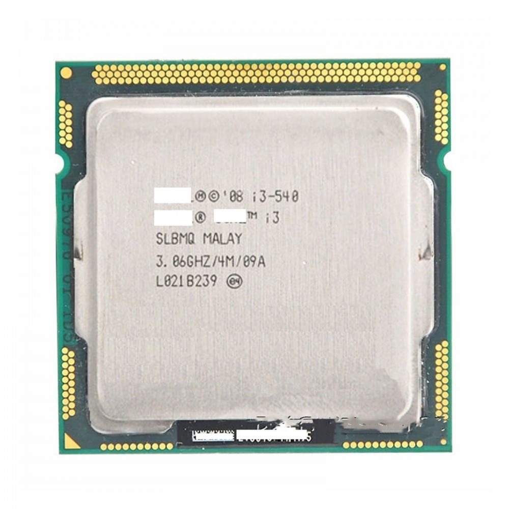 پردازنده مرکزی کامپیوتر اینتل CORE I3  نسل 1 ( 1st GEN ) مدل 540 بدون پک