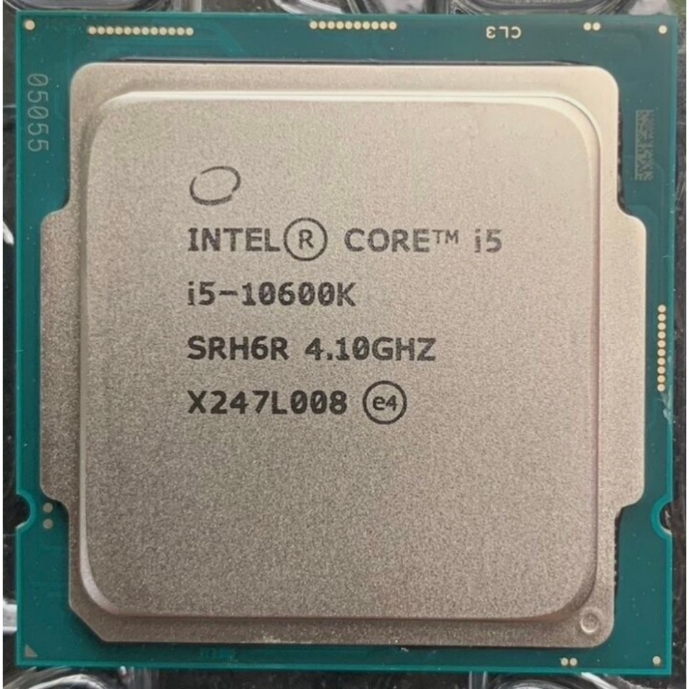 پردازنده مرکزی کامپیوتر اینتل CORE I5  نسل 10 ( 10th GEN ) مدل 10600K بدون پک