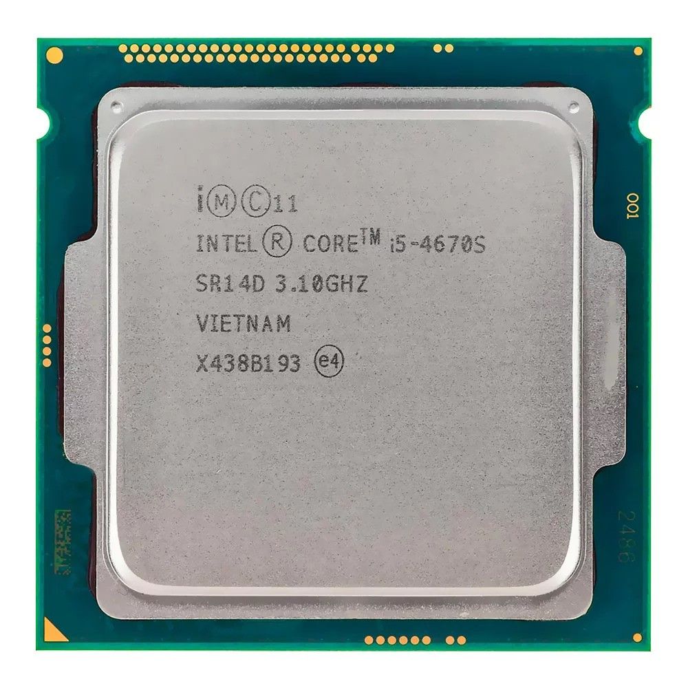 پردازنده مرکزی کامپیوتر اینتل CORE I5  نسل 4 ( 4th GEN ) مدل 4670S بدون پک