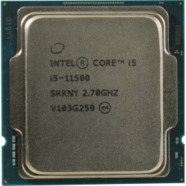 پردازنده مرکزی کامپیوتر اینتل CORE I5  نسل 11 ( 11th GEN ) مدل 11500 بدون پک