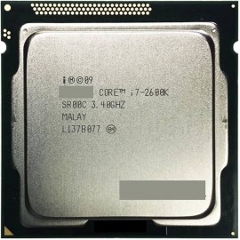 پردازنده مرکزی کامپیوتر اینتل CORE I7  نسل 2 ( 2nd GEN ) مدل 2600K بدون پک