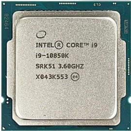 پردازنده مرکزی کامپیوتر اینتل CORE I9  نسل 10 ( 10th GEN ) مدل 10850K بدون پک