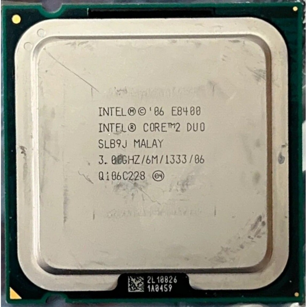 پردازنده مرکزی کامپیوتر اینتل مدل Wolfdale Core 2 Duo E8400 بدون پک