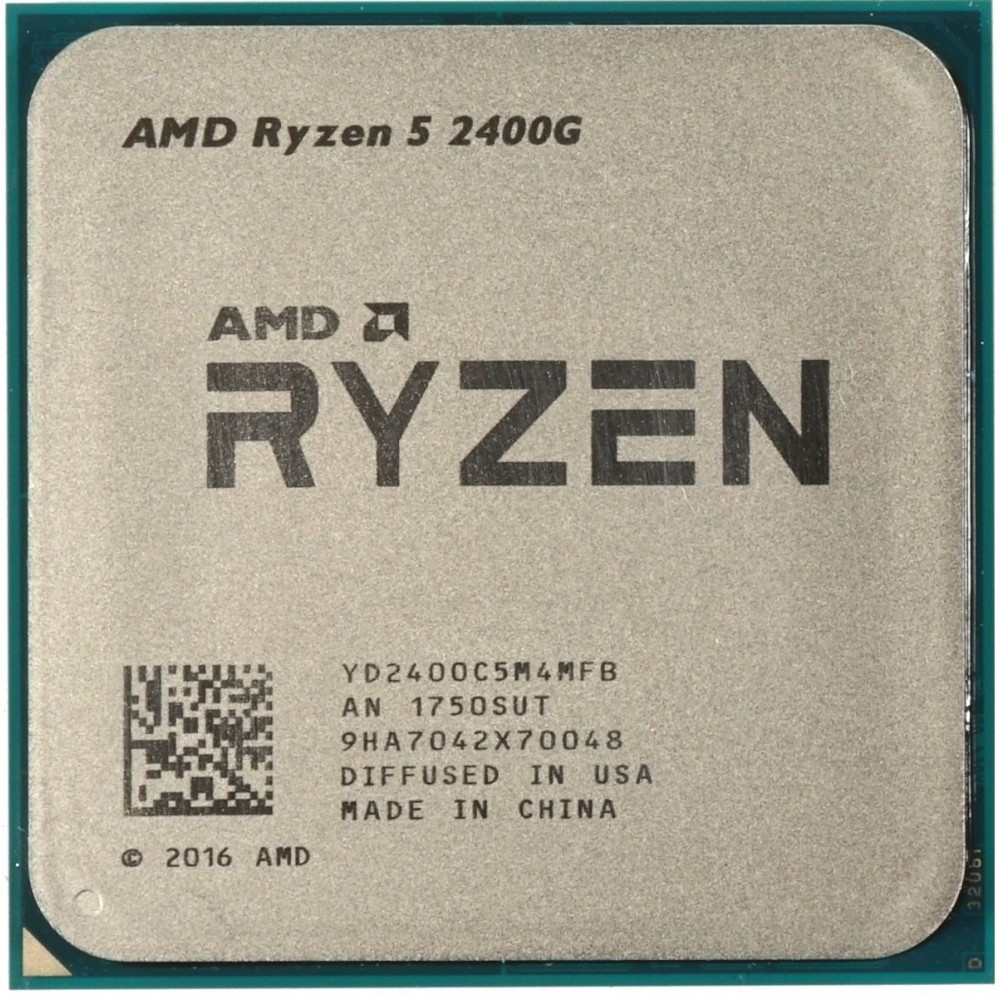 پردازنده مرکزی کامپیوتر ای ام دی RYZEN 5 2400G بدون پک