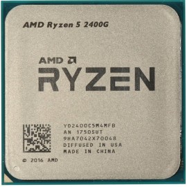 پردازنده مرکزی کامپیوتر ای ام دی RYZEN 5 2400G بدون پک