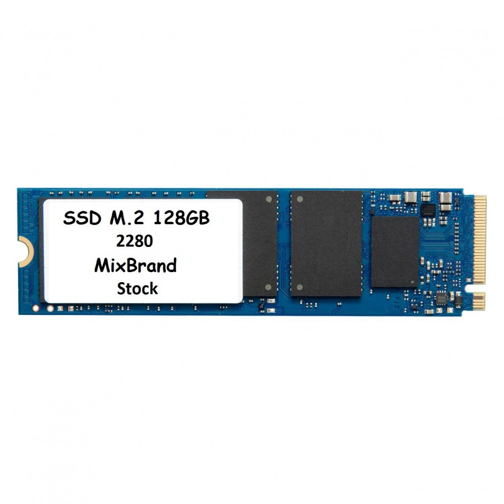 حافظه اس اس دی اینترنال استوک میکس برند M.2 128GB تک شیار 2280 بدون پک