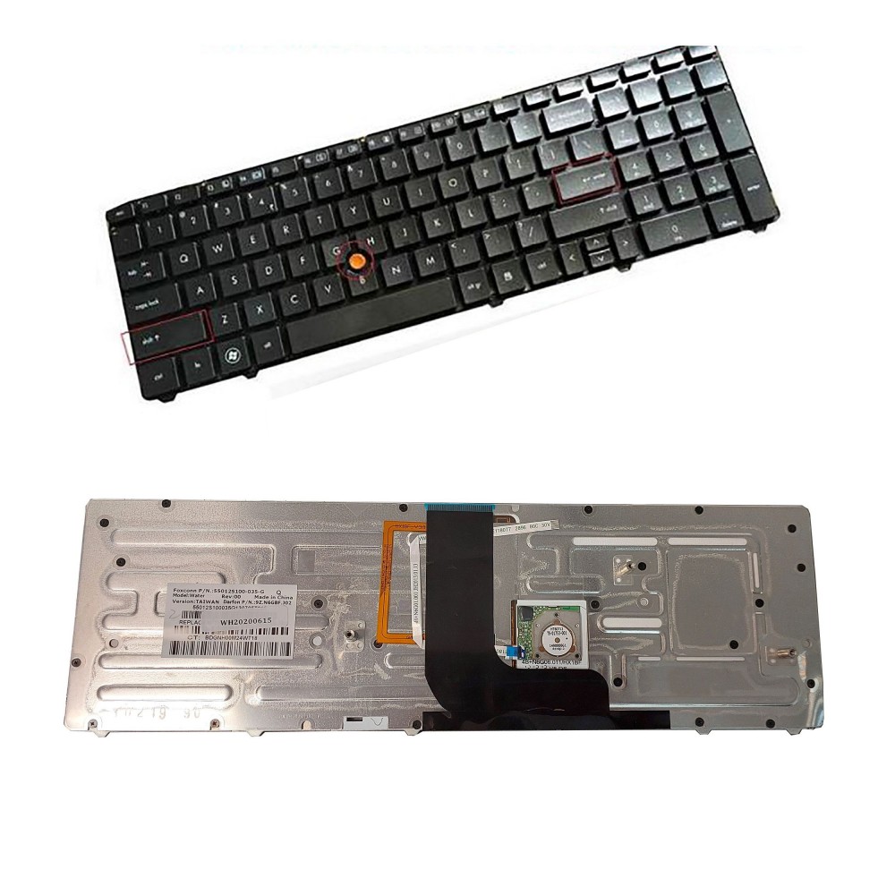 کیبورد لپ تاپ اچ پی مدل ELITEBOOK 8760W مشکی