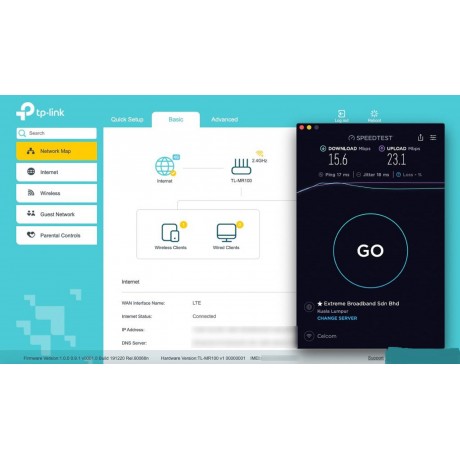 مودم 4G LTE تی پی لینک مدل TL-MR100 مشکی براق