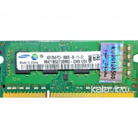 رم لپ تاپ سامسونگ 4GB مدل DDR3 باس 1333MHZ/10600 چین M471B5273DM0-CH9 تایمینگ CL9